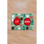 Petshop - Ingrijire si Igiena - Litiere si accesorii - Accesorii litiere - Covoras pentru litiera, Conceptum Hypnose, multicolor, 100% pvc, 45x70 cm, antiderapant, 486CHL1206 - Infinity.ro