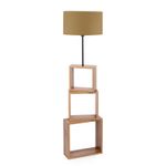 Casa si Gradina - Corpuri si surse de iluminat - Veioze si lampi - Lampadare - Lampadar, Opviq, mdf si lemn, maro deschis, 20x37x140 cm - Infinity.ro