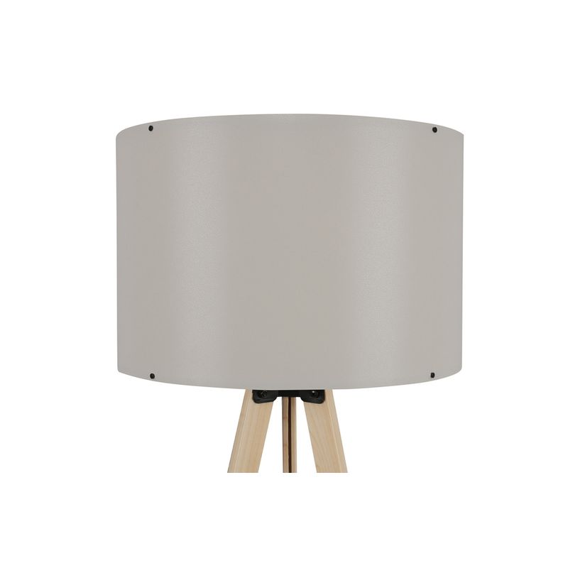 Casa si Gradina - Corpuri si surse de iluminat - Veioze si lampi - Lampadare - Lampadar, Opviq, mdf si pvc, bej crem, 38x140 cm - Infinity.ro