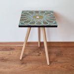 Casa si Gradina - Mobilier - Mese si birouri - Mese living - Masa laterala, Hanah Home, mdf, multicolor, 35x35x42 cm, 481LNA1953 - Infinity.ro