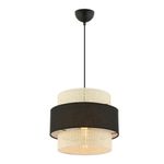 Casa si Gradina - Corpuri si surse de iluminat - Lustre si pendule - Lustra, Opviq, metal, crem si negru, 30x30x65 cm - Infinity.ro