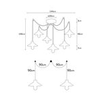 Casa si Gradina - Corpuri si surse de iluminat - Lustre si pendule - Lustra, Opviq, fier, negru, diametru 144 cm, inaltime reglabila - Infinity.ro