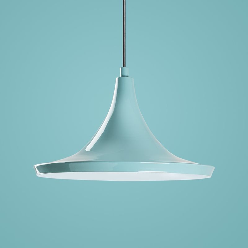 Casa si Gradina - Corpuri si surse de iluminat - Lustre si pendule - Candelabru, Opviq, metal, turcoaz, diametru 30 cm, inaltime reglabila, 892OPV2107 - Infinity.ro