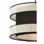 Casa si Gradina - Corpuri si surse de iluminat - Lustre si pendule - Lustra, Opviq, metal, alb negru, 40x40x65 cm - Infinity.ro