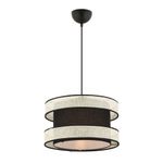 Casa si Gradina - Corpuri si surse de iluminat - Lustre si pendule - Lustra, Opviq, metal, alb negru, 40x40x65 cm - Infinity.ro