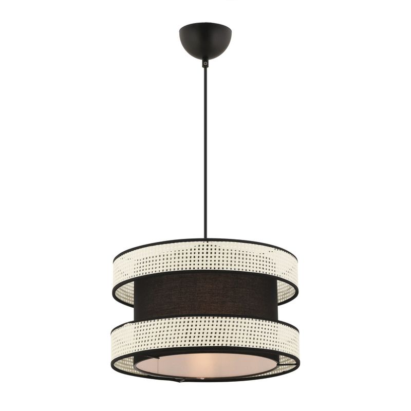 Casa si Gradina - Corpuri si surse de iluminat - Lustre si pendule - Lustra, Opviq, metal, alb negru, 40x40x65 cm - Infinity.ro