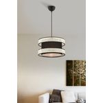 Casa si Gradina - Corpuri si surse de iluminat - Lustre si pendule - Lustra, Opviq, metal, alb negru, 40x40x65 cm - Infinity.ro