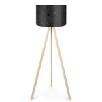 Casa si Gradina - Corpuri si surse de iluminat - Veioze si lampi - Lampadare - Lampadar, Opviq, mdf si pvc, negru crem, 38x140 cm - Infinity.ro