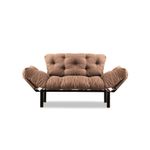 Casa si Gradina - Mobilier - Canapele si coltare - Canapele - Canapea extensibila 2 locuri, Atelier Del Sofa, microfibra, maro deschis, 155x85x70 cm - Infinity.ro