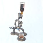 Casa si Gradina - Bucatarie si vesela - Accesorii bar - Carafe si decantoare - Dozator de bauturi, Hanah Home, metal, nuc si negru, 37x40x27 cm - Infinity.ro