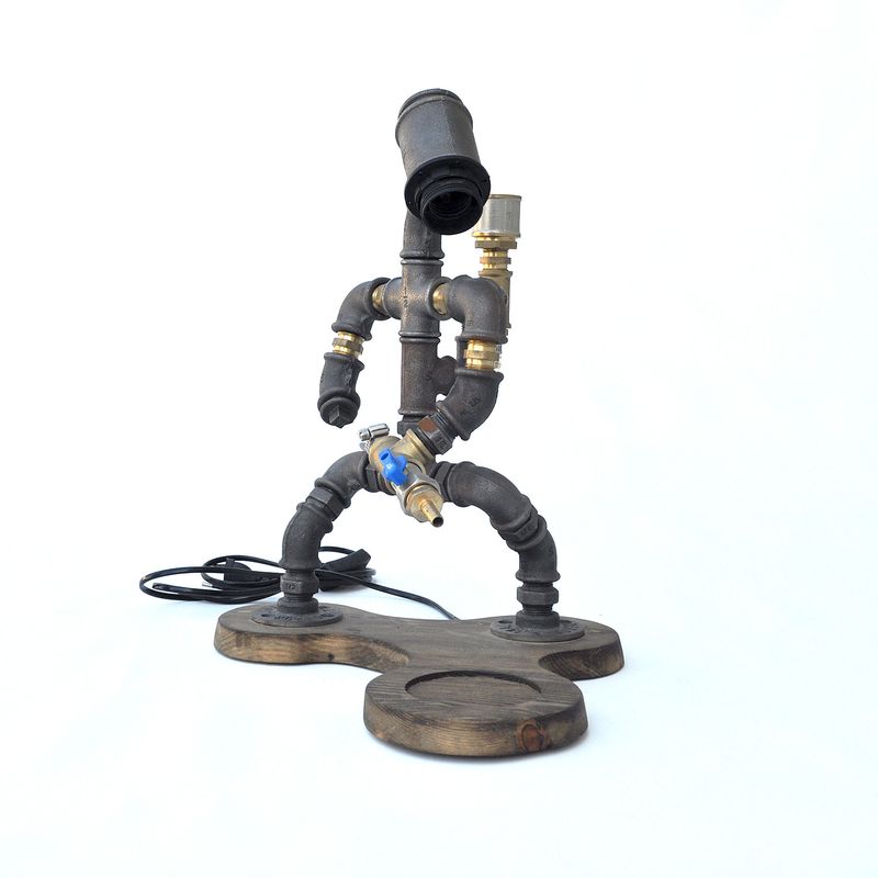 Casa si Gradina - Bucatarie si vesela - Accesorii bar - Carafe si decantoare - Dozator de bauturi, Hanah Home, metal, nuc si negru, 37x40x27 cm - Infinity.ro