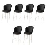 Casa si Gradina - Mobilier - Scaune si fotolii - Tabureti - Set taburete bar, Hanah Home, metal, babyface, negru alb, 46x40x102 cm, 6 piese - Infinity.ro