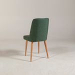 Casa si Gradina - Mobilier - Scaune si fotolii - Scaune - Scaun, Hanah Home, panou aglomerat melaminat, pin atlantic si verde, 47x46x89 cm - Infinity.ro
