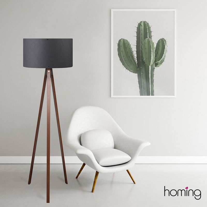 Casa si Gradina - Corpuri si surse de iluminat - Veioze si lampi - Lampadare - Lampadar, Opviq, mdf, antracit, 140 cm - Infinity.ro