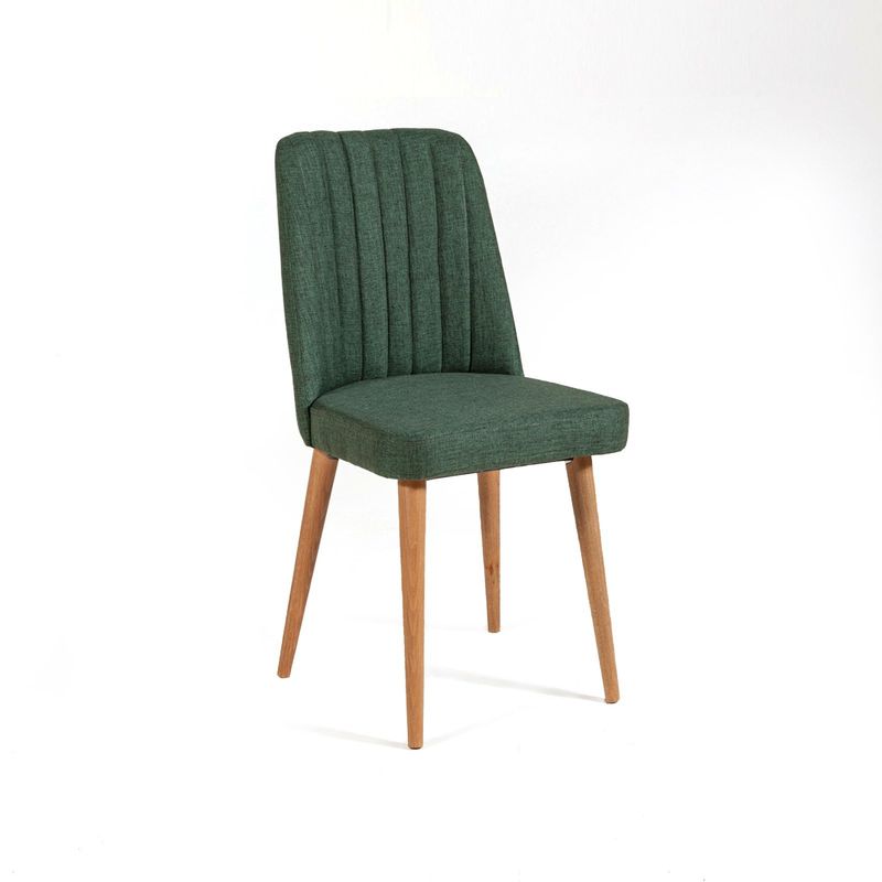 Casa si Gradina - Mobilier - Scaune si fotolii - Scaune - Scaun, Hanah Home, panou aglomerat melaminat, pin atlantic si verde, 47x46x89 cm - Infinity.ro