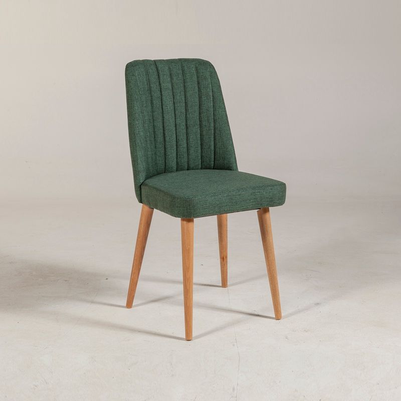 Casa si Gradina - Mobilier - Scaune si fotolii - Scaune - Scaun, Hanah Home, panou aglomerat melaminat, pin atlantic si verde, 47x46x89 cm - Infinity.ro