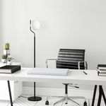 Casa si Gradina - Corpuri si surse de iluminat - Veioze si lampi - Lampadare - Lampadar, Opviq, metal, negru, 30x30x168 cm - Infinity.ro