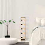 Casa si Gradina - Corpuri si surse de iluminat - Veioze si lampi - Lampadare - Lampadar, Opviq, metal, auriu, 21x21x102 cm - Infinity.ro