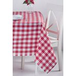 Casa si Gradina - Textile si covoare - Textile bucatarie - Fete de masa - Fata de masa, Hermia, rosu, 160x260 cm, bumbac 100%, model in carouri - Infinity.ro