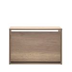 Casa si Gradina - Mobilier - Organizare si depozitare - Organizator incaltaminte - Dulap pentru pantofi, Hanah Home, pal melaminat, nuc deschis, 60x42x30 cm - Infinity.ro
