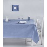 Casa si Gradina - Textile si covoare - Textile bucatarie - Fete de masa - Fata de masa, Hermia, albastru, 170x170 cm, 100% bumbac, model in carouri - Infinity.ro