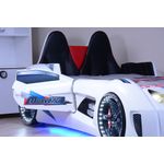 Casa si Gradina - Mobilier - Mobilier copii - Patuturi copii - Pat auto, Hanah Home, panou aglomerat melaminat, multicolor, 130x60x235 cm - Infinity.ro