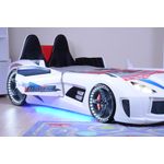 Casa si Gradina - Mobilier - Mobilier copii - Patuturi copii - Pat auto, Hanah Home, panou aglomerat melaminat, multicolor, 130x60x235 cm - Infinity.ro