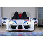 Casa si Gradina - Mobilier - Mobilier copii - Patuturi copii - Pat auto, Hanah Home, panou aglomerat melaminat, multicolor, 130x60x235 cm - Infinity.ro