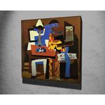Casa si Gradina - Decoratiuni - Tablouri - Tablou decorativ, Wallxpert, panza, multicolor, 45x45 cm, rama lemn, 265VGA1105 - Infinity.ro