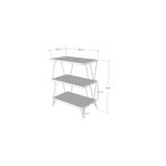 Casa si Gradina - Mobilier - Biblioteci si rafturi - Etajere - Etajera, Hanah Home, pal melaminat, pin, 46x76x30 cm - Infinity.ro
