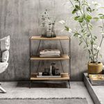 Casa si Gradina - Mobilier - Biblioteci si rafturi - Etajere - Etajera, Hanah Home, pal melaminat, pin, 46x76x30 cm - Infinity.ro