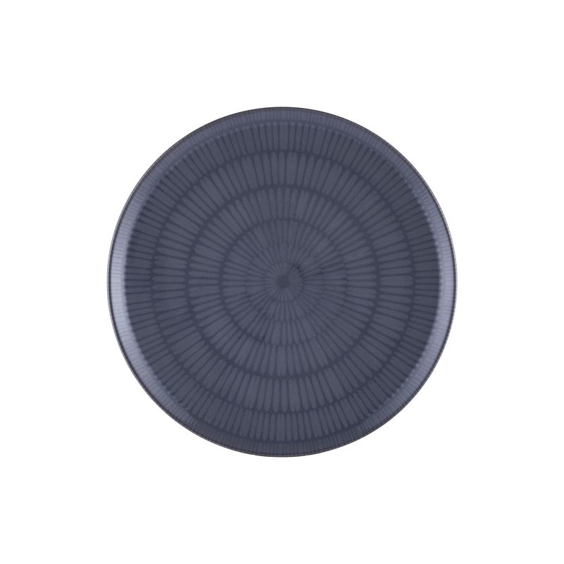 Casa si Gradina - Bucatarie si vesela - Vesela si tacamuri - Farfurii si boluri - Farfurie de servire, Hermia, ceramica, gri, 30x30x1 cm - Infinity.ro