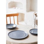 Casa si Gradina - Bucatarie si vesela - Vesela si tacamuri - Farfurii si boluri - Farfurie de servire, Hermia, ceramica, gri, 30x30x1 cm - Infinity.ro