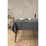 Casa si Gradina - Textile si covoare - Textile bucatarie - Fete de masa - Fata de masa, Hermia, antracit, 150x250 cm, 100% poliester, lavabila la masina - Infinity.ro