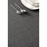 Casa si Gradina - Textile si covoare - Textile bucatarie - Fete de masa - Fata de masa, Hermia, antracit, 150x250 cm, 100% poliester, lavabila la masina - Infinity.ro