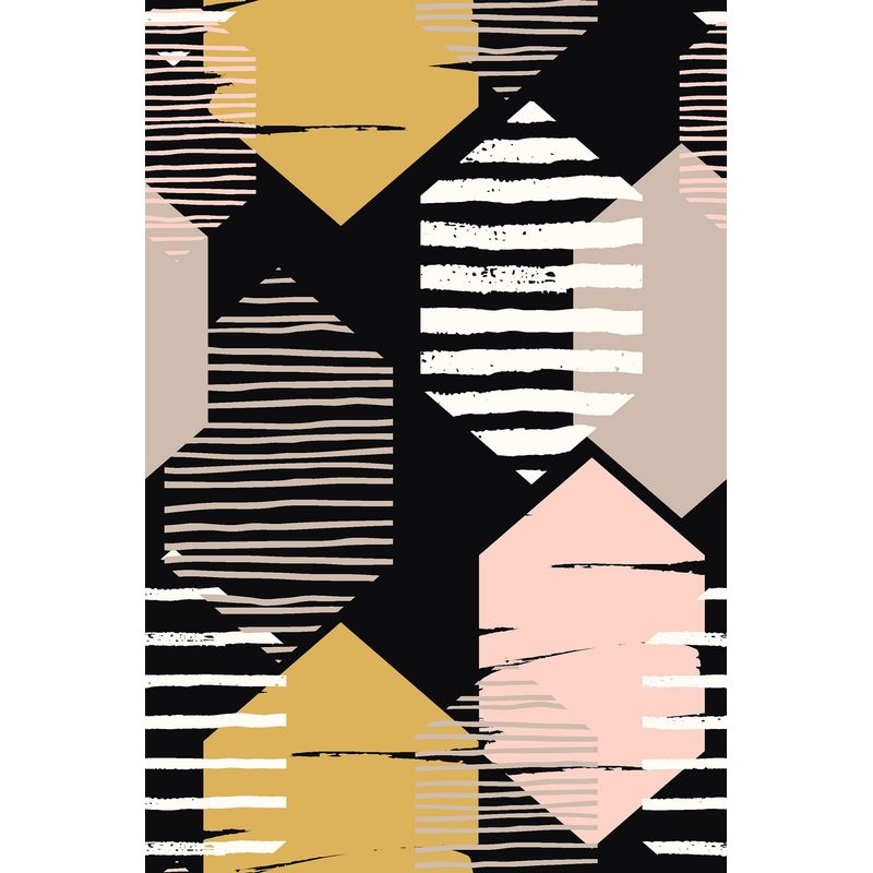 Casa si Gradina - Textile si covoare - Covoare - Covorase intrare - Covoras de intrare, Conceptum Hypnose, multicolor, 80x150 cm, 100% poliester, antiderapant, 571HFT2041 - Infinity.ro