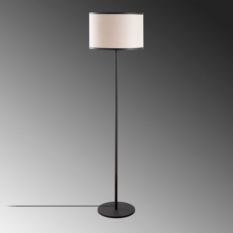 Casa si Gradina - Corpuri si surse de iluminat - Veioze si lampi - Lampadare - Lampadar, Opviq, metal, negru alb, 40x40x156 cm - Infinity.ro