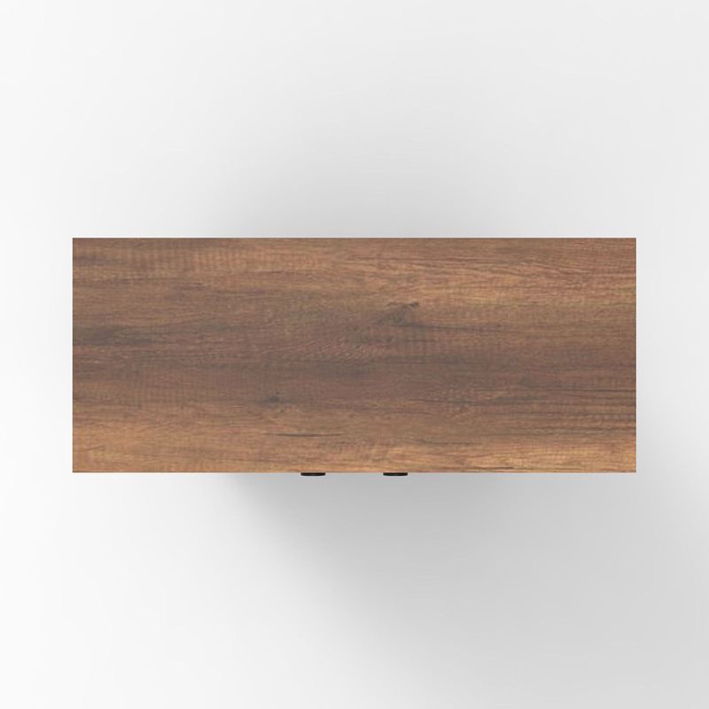 Casa si Gradina - Mobilier - Dulapuri si sifoniere - Dulapuri - Dulap multifunctional, Hanah Home, panou de particule melaminat, nuc si antracit, 96x40x179.4 cm - Infinity.ro