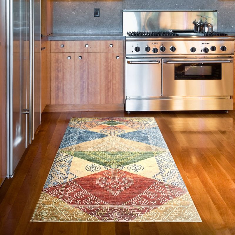 Casa si Gradina - Textile si covoare - Covoare - Covoare casa - Covor, Conceptum Hypnose, multicolor, 80x150 cm, 100% poliester, antiderapant, lavabil la masina, 955ANR4665 - Infinity.ro