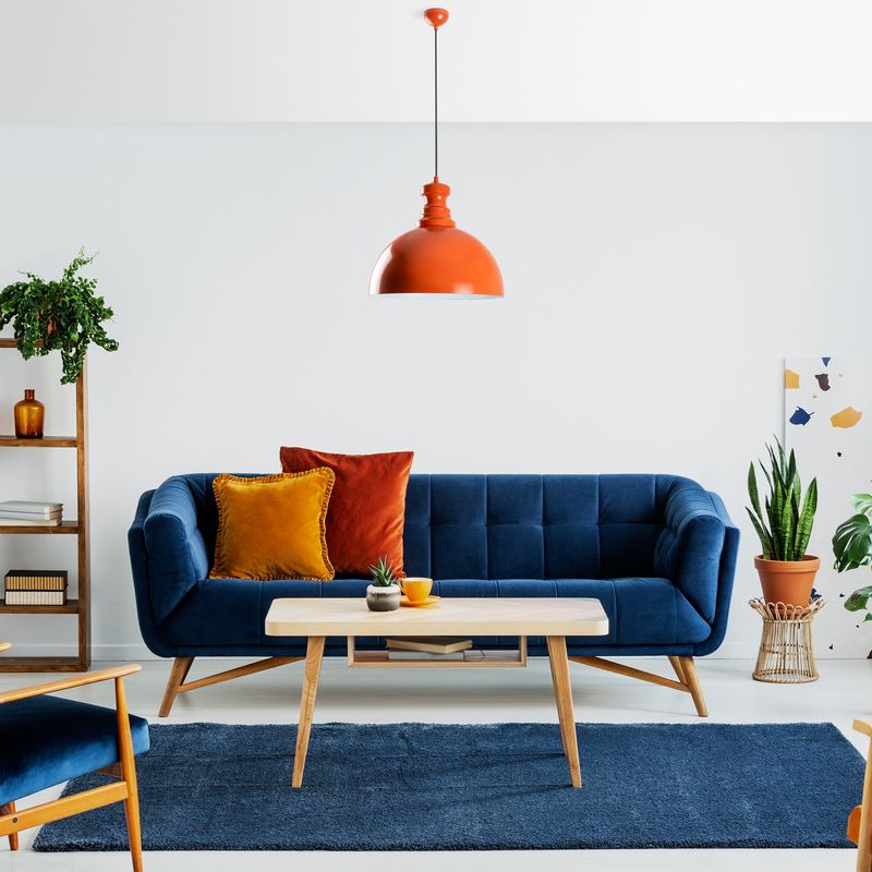 Casa si Gradina - Corpuri si surse de iluminat - Lustre si pendule - Candelabru, Opviq, metal, portocaliu, diametru 40 cm, inaltime reglabila, 892OPV2036 - Infinity.ro