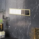 Casa si Gradina - Decoratiuni - Oglinzi - Oglinda decorativa, Hanah Home, panou de particule melaminat, alb, 90x22x2 cm - Infinity.ro