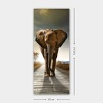Casa si Gradina - Decoratiuni - Tablouri - Tablou decorativ, Wallxpert, panza, multicolor, 50x120 cm, rama lemn, 451ERN1995 - Infinity.ro