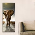 Casa si Gradina - Decoratiuni - Tablouri - Tablou decorativ, Wallxpert, panza, multicolor, 50x120 cm, rama lemn, 451ERN1995 - Infinity.ro