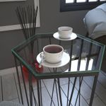 Casa si Gradina - Mobilier - Mese si birouri - Mese living - Masa laterala, Hanah Home, pal melaminat, antracit, 40x35x62 cm - Infinity.ro