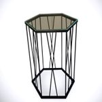 Casa si Gradina - Mobilier - Mese si birouri - Mese living - Masa laterala, Hanah Home, pal melaminat, antracit, 40x35x62 cm - Infinity.ro