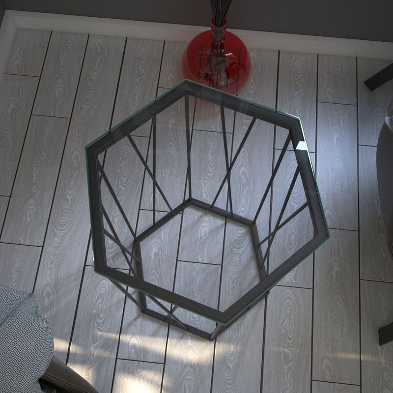 Casa si Gradina - Mobilier - Mese si birouri - Mese living - Masa laterala, Hanah Home, pal melaminat, antracit, 40x35x62 cm - Infinity.ro