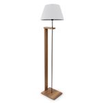 Casa si Gradina - Corpuri si surse de iluminat - Veioze si lampi - Lampadare - Lampadar, Opviq, lemn, crem, 150 cm, 780SGN2609 - Infinity.ro