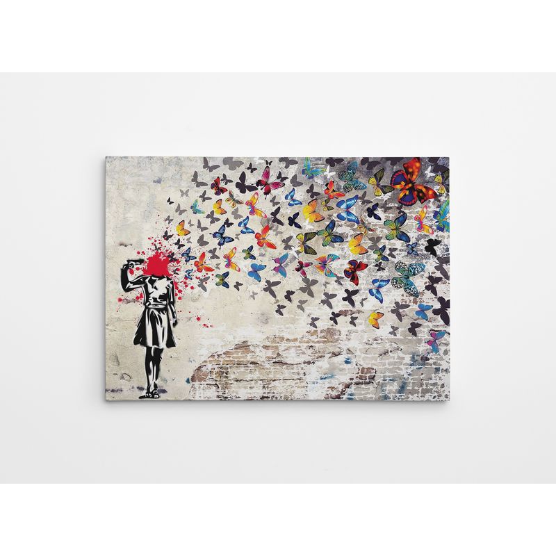 Casa si Gradina - Decoratiuni - Tablouri - Tablou canvas decorativ, Wallxpert, multicolor, 70x100 cm, 50% bumbac 50% poliester, rama lemn, 966BRS1203 - Infinity.ro