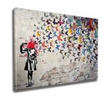 Casa si Gradina - Decoratiuni - Tablouri - Tablou canvas decorativ, Wallxpert, multicolor, 70x100 cm, 50% bumbac 50% poliester, rama lemn, 966BRS1203 - Infinity.ro