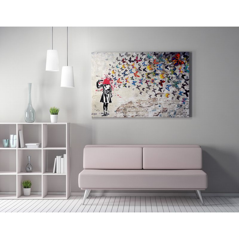 Casa si Gradina - Decoratiuni - Tablouri - Tablou canvas decorativ, Wallxpert, multicolor, 70x100 cm, 50% bumbac 50% poliester, rama lemn, 966BRS1203 - Infinity.ro